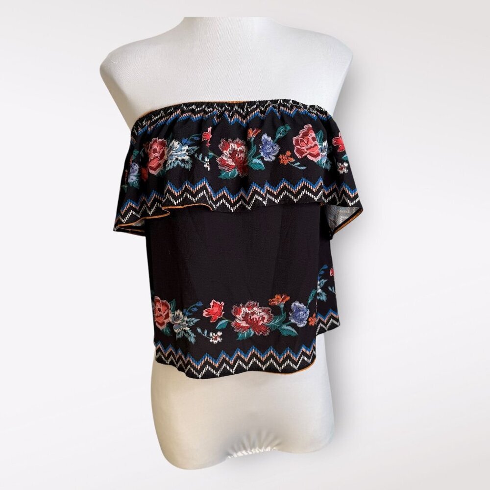 Fab'rik Floral Off The Shoulder‎ Top S